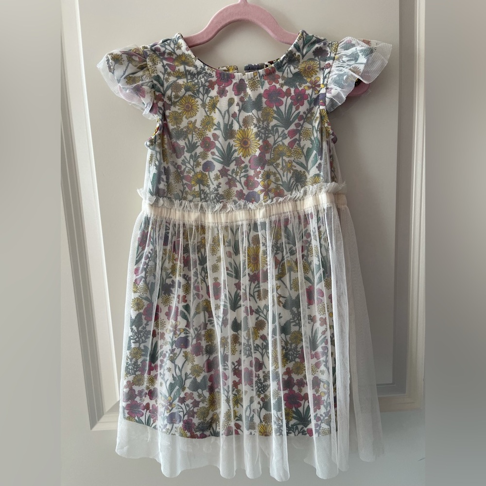 Hanna Andersson size 4 dress with soft tulle